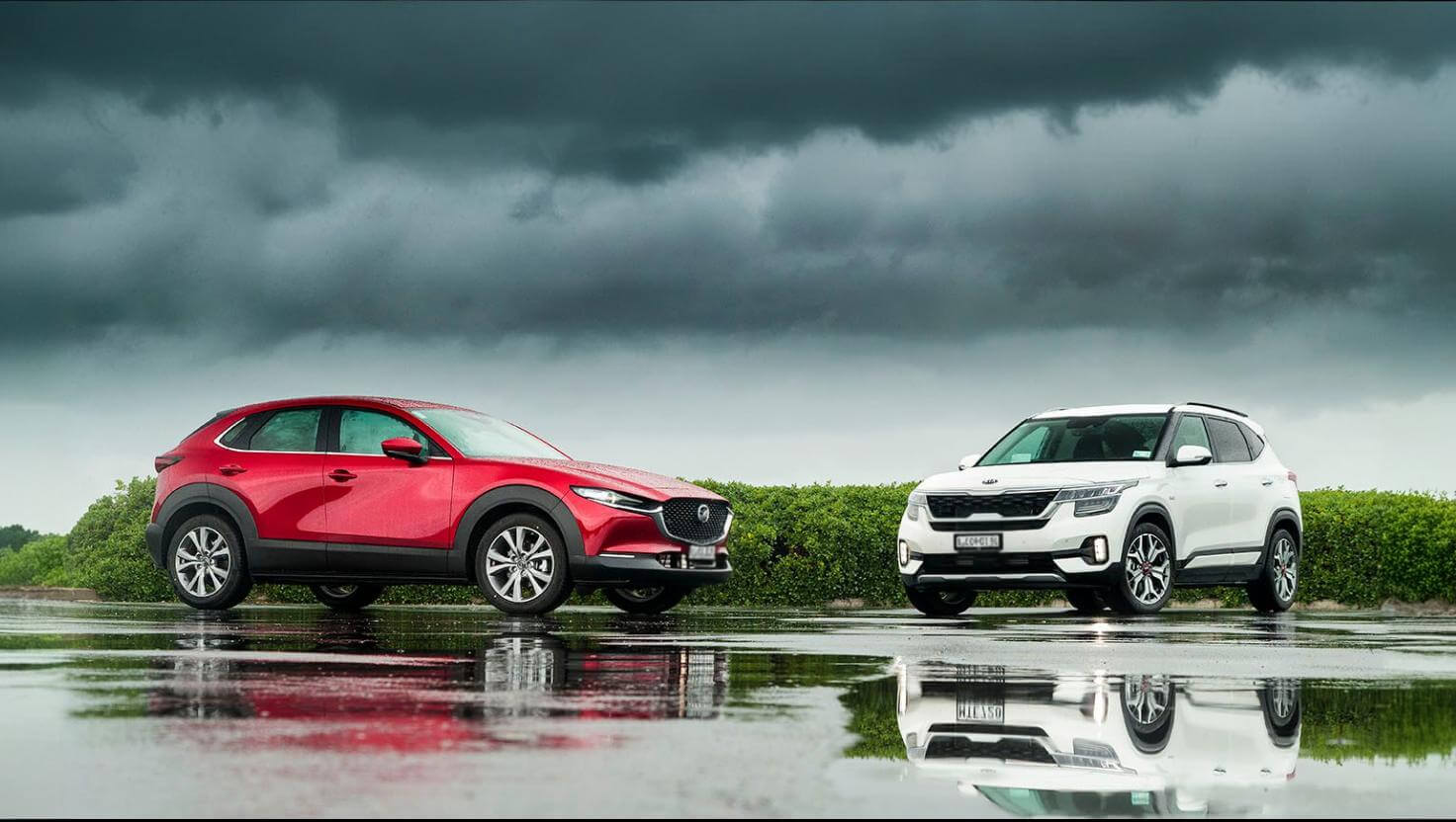 Mazda CX-30 против Kia Seltos: что выбрать за одинаковую цену?